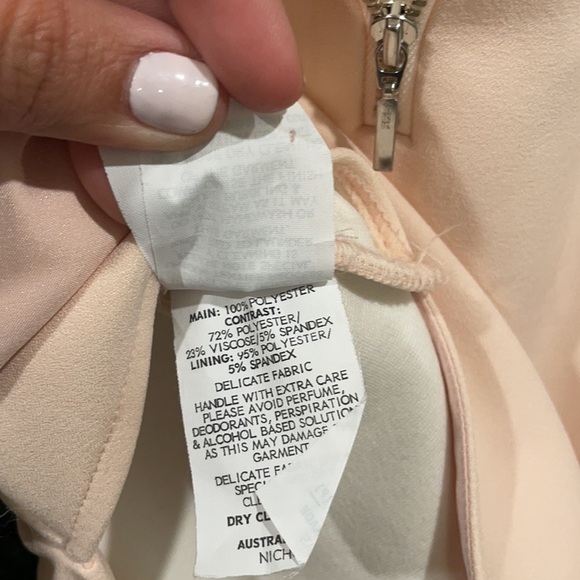 Nicholas Bonded Crepe Front Wrap Dress - Picture 7 of 7